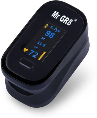 MR GR8 FINGER PULSE OXIMETER PO-02 + OLED Digital Finger Pulse Oximeter Spo2 Blood Oxygen Monitor Arterial Saturation Monitor With Pulse Rate Monitor Heart Rate Monitor & Perfusion Index Medical Health Monitoring Device with Automatic Shutdown Fintertip Pulse Oximeter Pulse Oximeter Pulse Oximeter(B