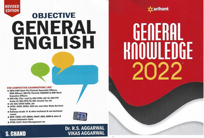 Objective General English (English) & Arihant General Knowledge 2022 (English)(Paperback, Dr.R.S. AGGARWAL)