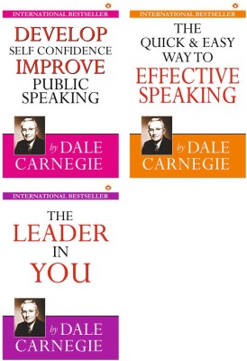 Develop Self-Confidence, Improve Public Speaking+The Quick And Easy Way To Effective Speaking+The Leader In You(Paperback, Dale Carnegie)