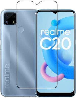 ECMERED Edge To Edge Tempered Glass for REALME C25S(Pack of 1)