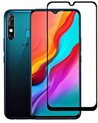 silkykraftz Edge To Edge Tempered Glass for Infinix Hot 8(Pack of 1)