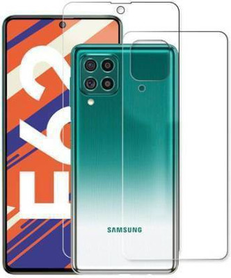 RUNEECH Front and Back Screen Guard for SAMSUNG GALAXY F62(Pack of 2)