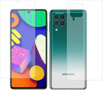RUNEECH Front and Back Screen Guard for SAMSUNG GALAXY F62(Pack of 2)