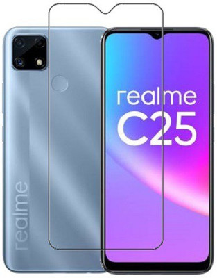 AARERED Tempered Glass Guard for REALME C25S(Pack of 1)