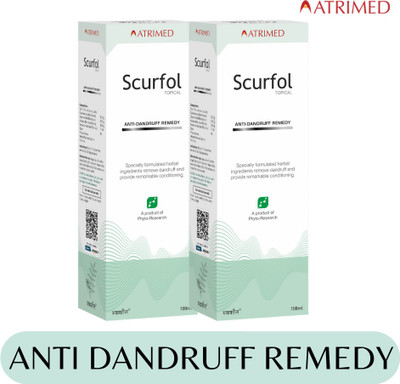 10% OFF on Atrimed Scurfol Anti-Dandruff Topical Pack of 2(200 ml) 10% OFF on Atrimed Scurfol Anti-Dandruff Topical Pack of 2(200 ml)