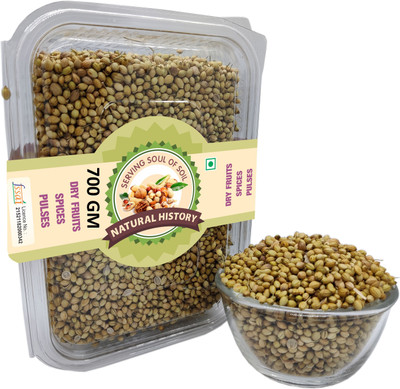 natural history Brand -Coriander (Dhania) Seeds, 700 gm (Pack Of 1 )(700)