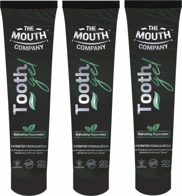 The Mouth Company Toothgel Refreshing Peppermint Toothpaste(20 g, Pack of 3)