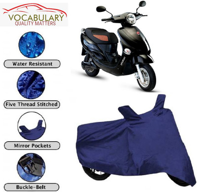 MEGA MARTZZ Waterproof Two Wheeler Cover for Hero(Electric Photon, Blue)