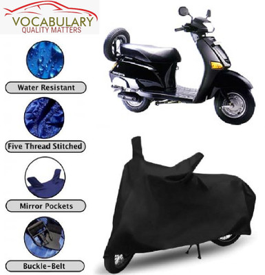 MEGA MARTZZ Waterproof Two Wheeler Cover for Honda(Eterno, Black)