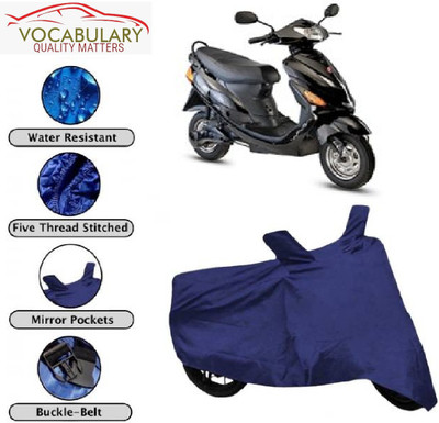 MEGA MARTZZ Waterproof Two Wheeler Cover for Hero(Electric Wave Dx, Blue)