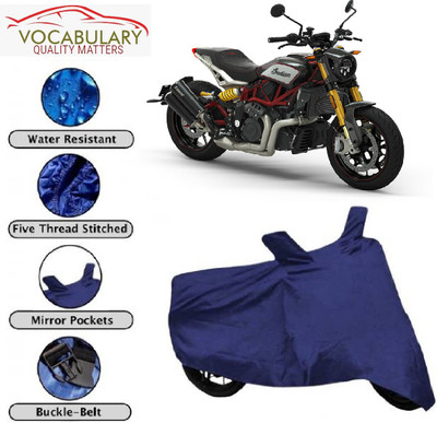MEGA MARTZZ Waterproof Two Wheeler Cover for Indian(FTR 1200, Blue)