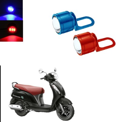 Vagary STROBE-LED-RED-BLUE-684 Tail Light Motorbike LED for Suzuki (12 V, 50 W)(Access 125, Pack of 2)