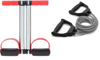 LIVOX Double Spring Tummy Trimmer With Double Toning Resistance Tube. Ab Exerciser(Multicolor)
