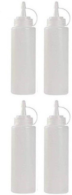 chapo 500 ml Plastic Bottle(Pack of 4, White)