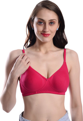 Shyam Sons FLAIR Women T-Shirt Non Padded Bra(Pink)