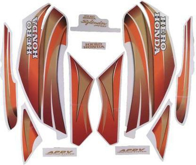 HRBull Sticker & Decal for Bike(Multicolor)