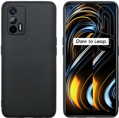 Casehub Back Cover for Realme X7 Max(Black, Camera Bump Protector)