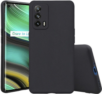 Aaralhub Back Cover for Realme X7 Max 5G, Realme GT 5G(Black, Camera Bump Protector)