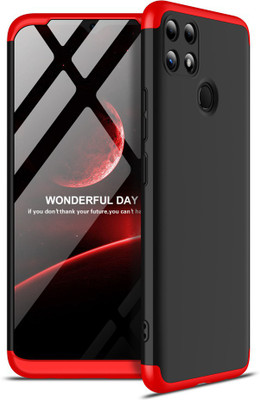 Karirap Front & Back Case for Redmi 12C(Black, Dual Protection, Pack of: 1)