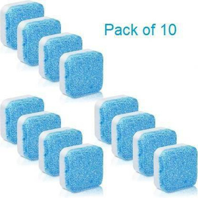 Lunavisor Anti-Bacterial Washing Machine Tank Deep Cleaner Effervescent Tablet for All Com Dishwashing Detergent(10 Tablet)