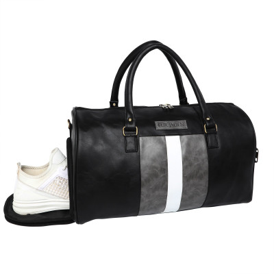 FUR JADEN Leatherette 9.84 inches Travel Duffle Bag Duffel Without Wheels