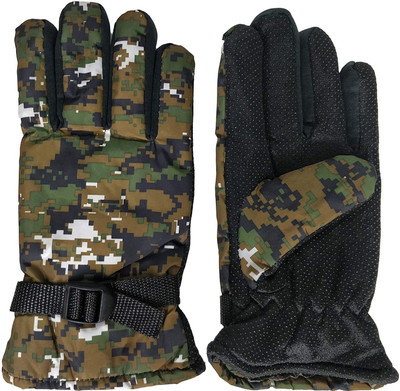 manokamna store Printed Winter Men Gloves