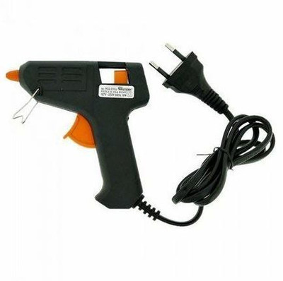 Esmi 0 watt Hot melt Glue Gun with 1 adhesive Hot Glue Sticks | Light Weight | Easy Fix options Standard Temperature Cordless-Corded Glue Gun(7 mm)