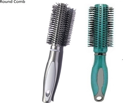 J & F Hair Styling Round Comb ( New Pack of 2)