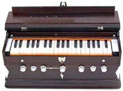 SG MUSICAL SGMVF4 Wood Indian Student 3.1/4 Octave Hand Pumped Harmonium (Two Fold Bellow, Bass Reed) 3.25 Octave Hand Pumped Harmonium(Three Fold Bellow, Bass Reed, Male Reed)