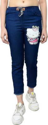 FINOSTER Regular Girls Dark Blue Jeans