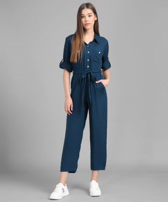 THE DRY STATE Solid Women Jumpsuit