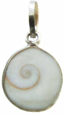 SHRI ASTHA VINAYAK Pendant Natural Gomti Chakra Or Naag-chakra Silver