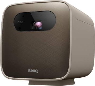 BenQ GS2 (500 lm / 2 Speaker / Wireless / Remote Controller) Portable 720p HD||DLP Feature Projector(White)