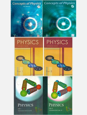 Ncert Physics Class 11 And 12 + HC Verma Part 1 And Part 2 By BOOKWISE SELLER(Paperback, Ncert, Hc verma)