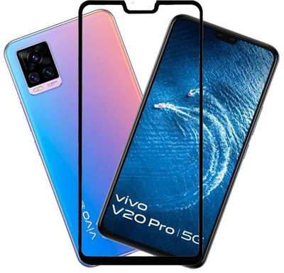 Donald Edge To Edge Tempered Glass for Vivo V20 Pro(Pack of 1)