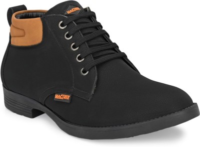 MACTREE Boots For Men(Black , 8)