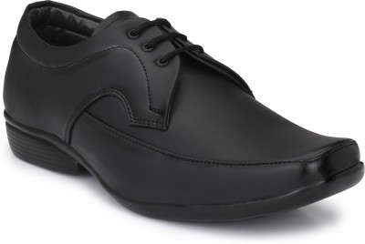 LEEPEETER Lace Up For Men(Black , 6)