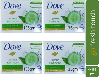 DOVE Imported Go Fresh Touch Beauty Cream Bar [Thailand](4 x 135 g)