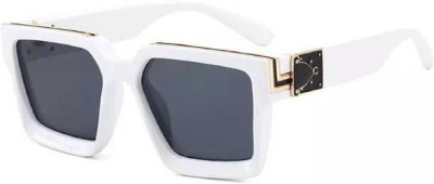 G-FLY Over-sized Sunglasses(For Men & Women, Black)