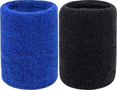 Neska Moda Unisex Wrist Support/Wrist Band-Free Size Wrist Support(Black, Blue)