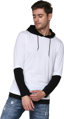 SXV STYLE Full Sleeve Color Block Men Sweatshirt