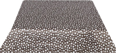 The Furnishing Tree Polka 2 Seater Table Cover(Brown-White, PVC)
