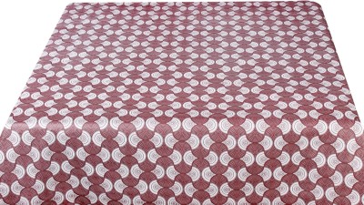 The Furnishing Tree Printed 4 Seater Table Cover(Red, PVC)