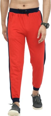 IndiWeaves Solid Men Red Track Pants