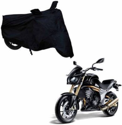 Amozkart Waterproof Two Wheeler Cover for Mahindra(Mojo UT 300, Black)