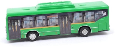 SAVIA TOYS Low Floor Pull Back Bus For KIds , Collection , Gifts Most Modern CNG Bus [GREEN](Green, Pack of: 1)