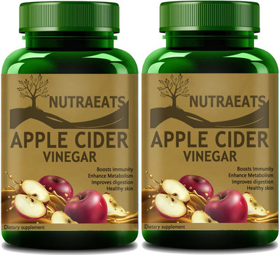 NutraEats Advanced Apple Cider Vinegar Capsules (Pack Of 2) Pro(2 x 60 No)