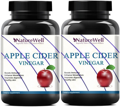 Naturewell Apple Cider Vinegar (Pack Of 2) Ultra(2 x 60 No)