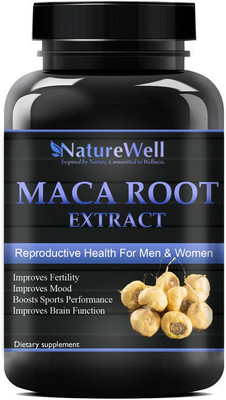 Naturewell Maca Root Capsules Enriched with Maca Root Extract for Men(60 No)
