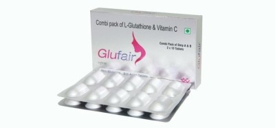 Glufair COMBI PACK OF L-GLUTATHIONE AND VITAMIN C(10 No)